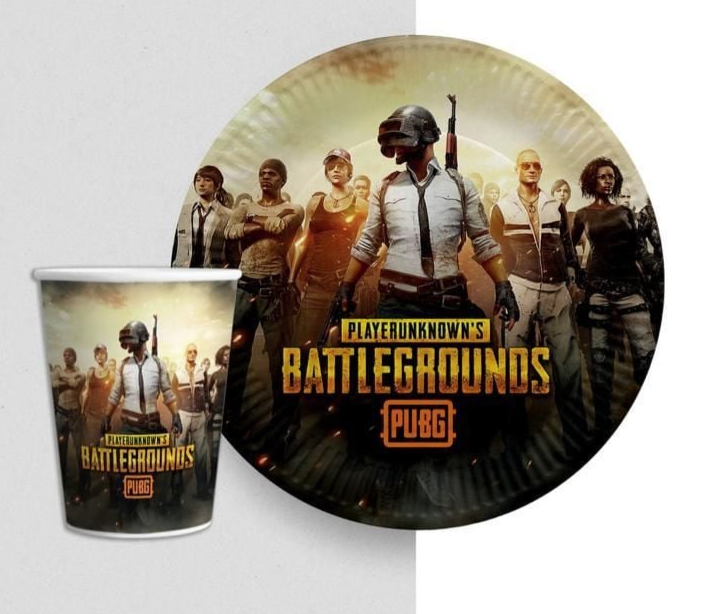 Pubg Karton Tabak Bardak (8 adet)